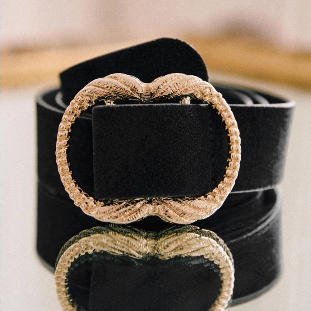 Sezane Artemis belt- black- 80cm